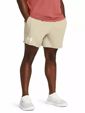 UNDER ARMOUR | Short UA Rival French Terry pour homme | camel